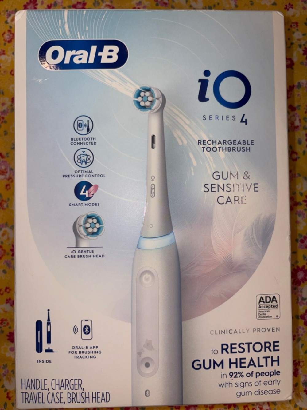 Oral-B iO Series 4 Rechargeable Toothbrush Gum & Sensitive Care